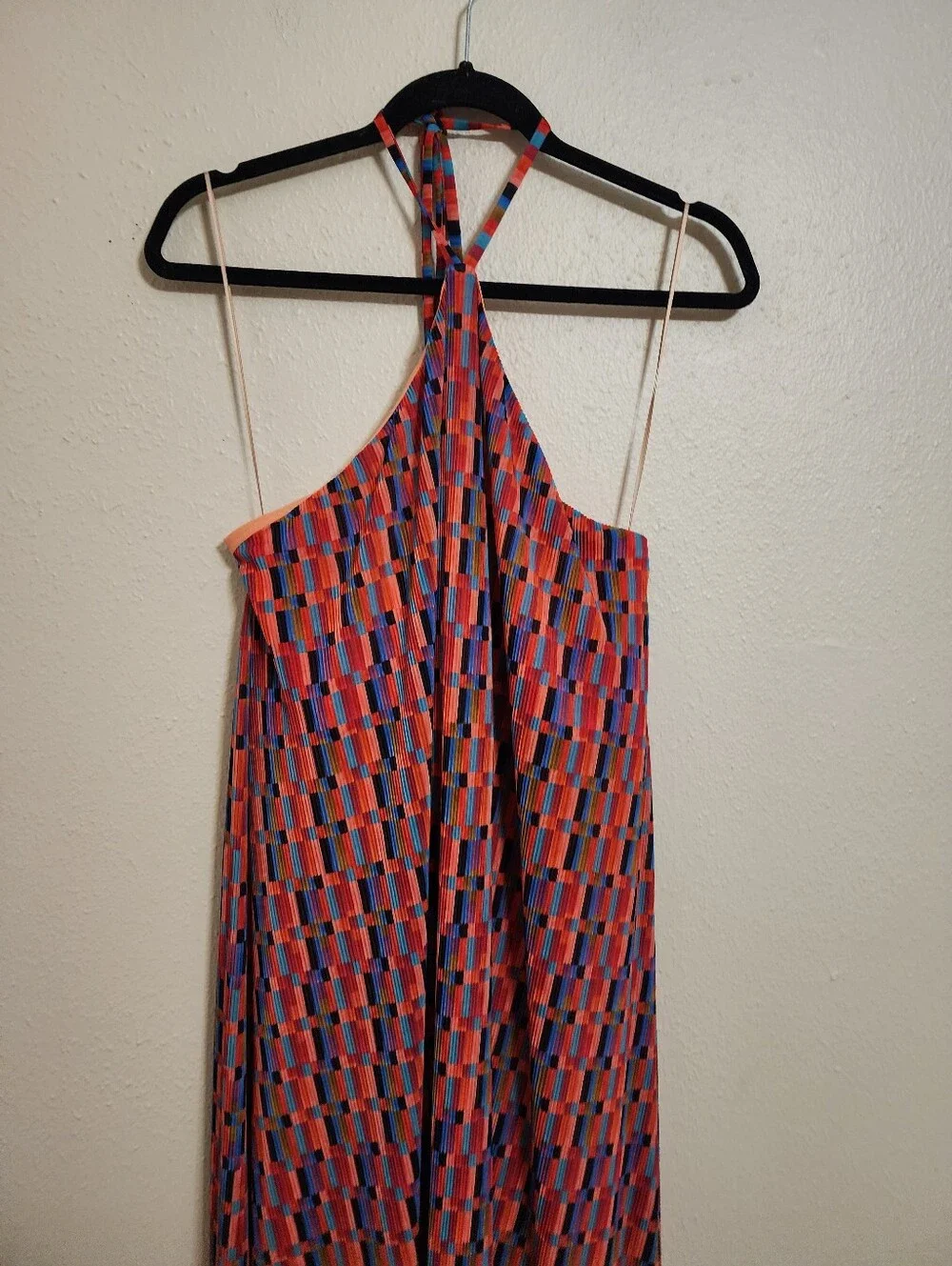 Show Me Your MuMu Claudia Cabo Crush Geo Maxi Dress L Summer Vacation Resortwear - Picture 7 of 10